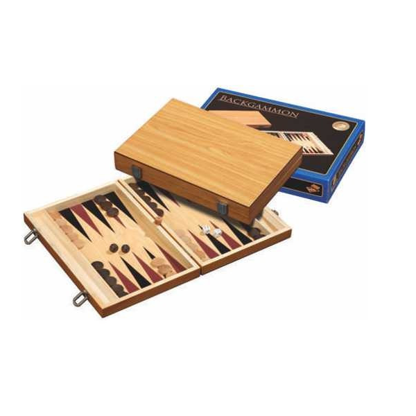 Natural Wooden Folding Backgammon