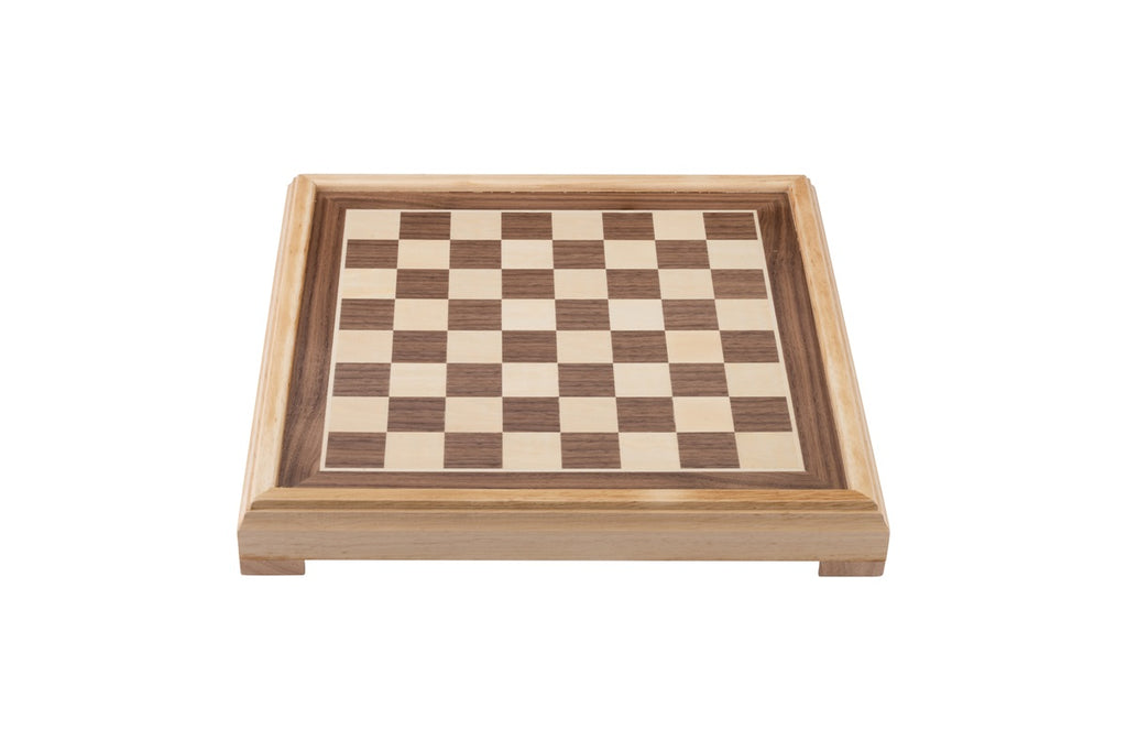 Luxury Inlaid wooden Chess set. 40cm, 77mm king height