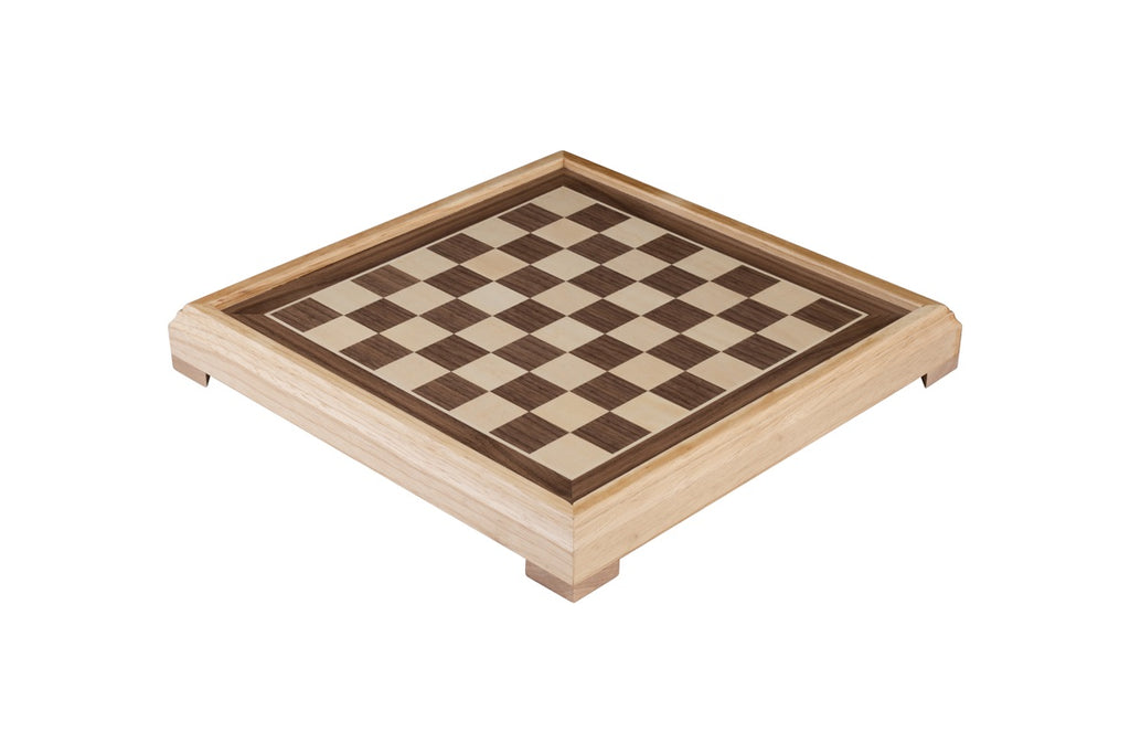 Luxury Inlaid wooden Chess set. 40cm, 77mm king height