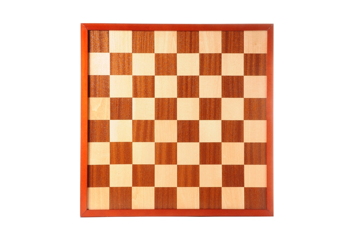 Inlaid 10 x 10 Draughts board / Checkers and 8 x 8 Chess board