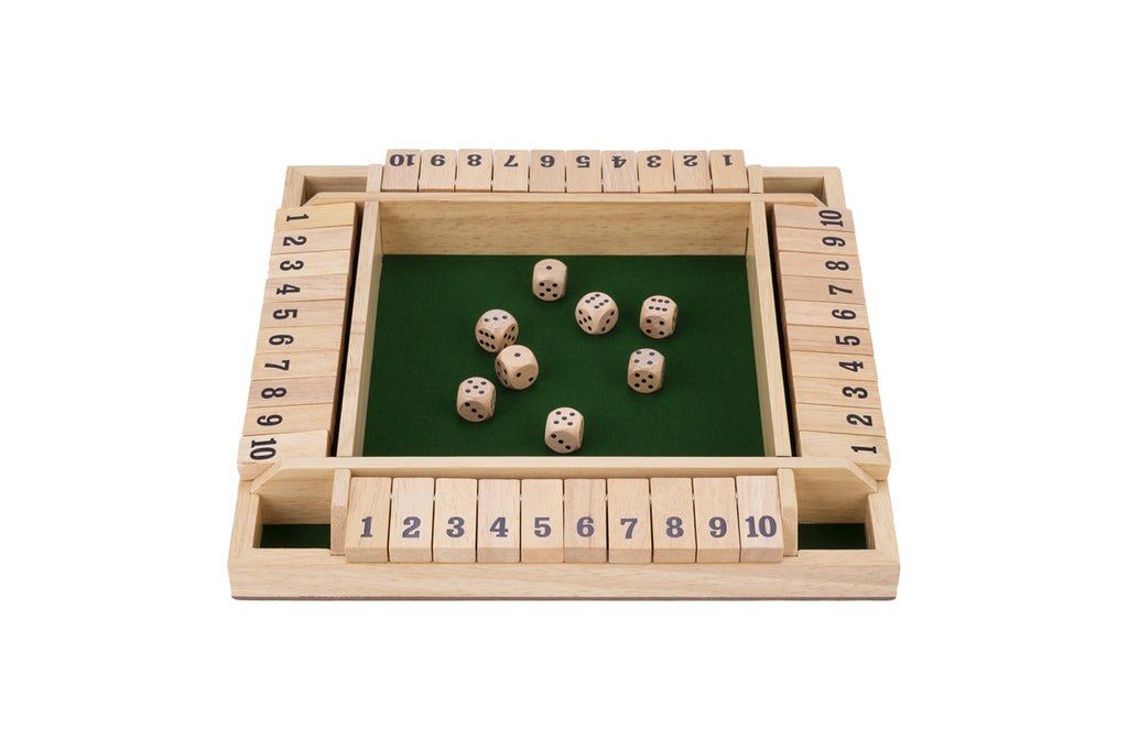 Wooden Shut the box 4 player