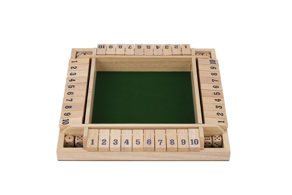 Wooden Shut the box 4 player