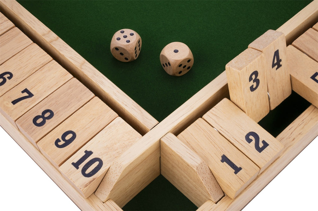 Wooden Shut the box 4 player