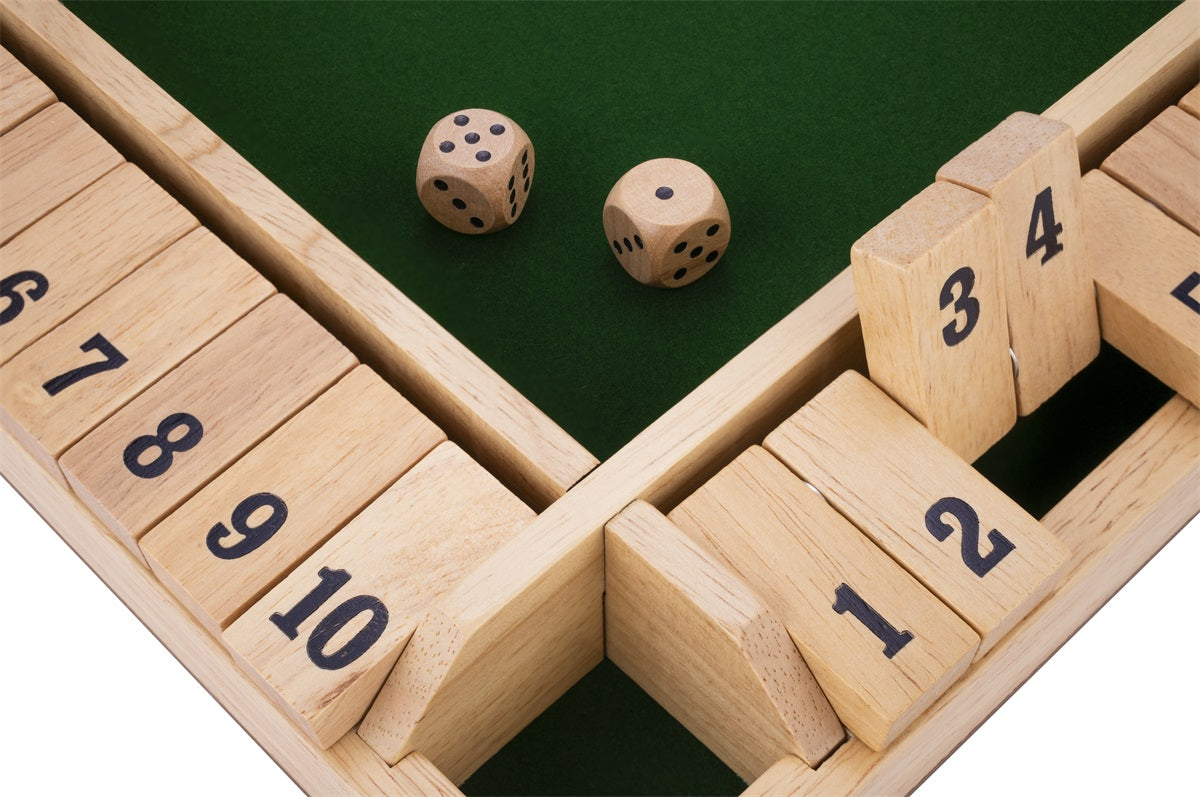 Wooden Shut the box 4 player