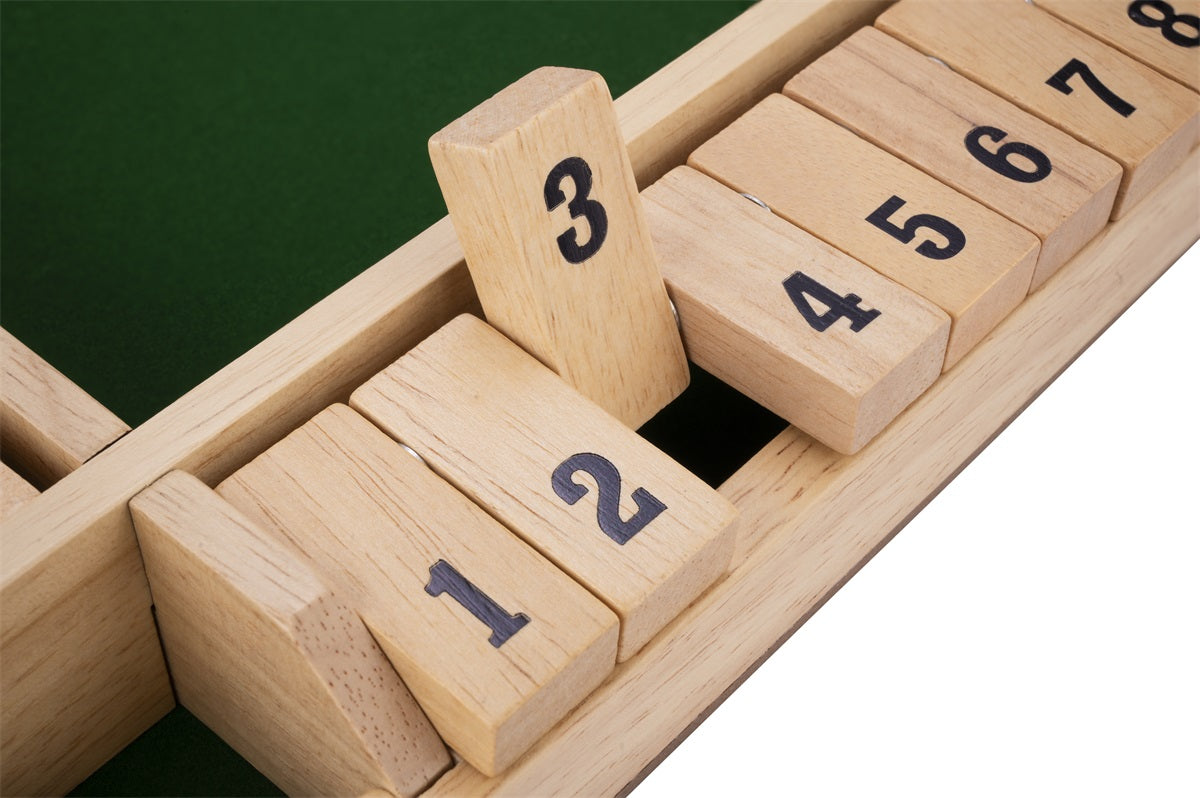 Wooden Shut the box 4 player