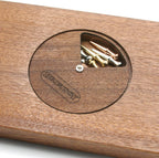 5 Track hardwood cribbage peg storage