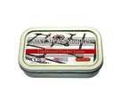 Nine Men's Morris game set in a tin 