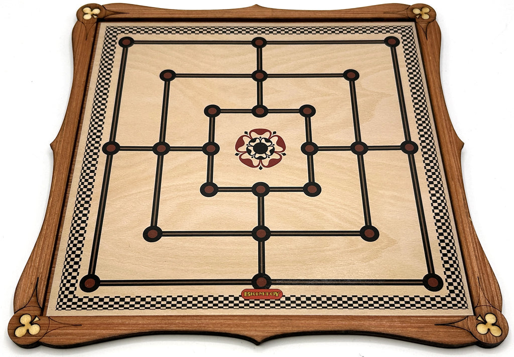 Wooden Nine Men's Morris Board Game