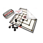 Nine Men's Morris game set with pieces and playing mat