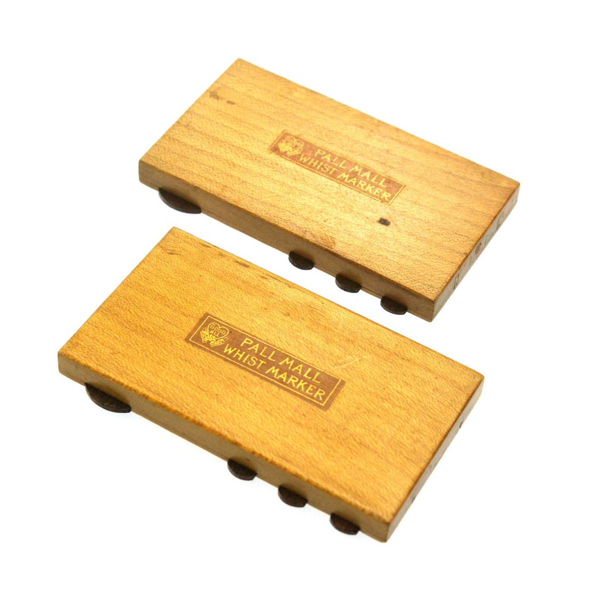 Pair of Pall Mall Whist markers
