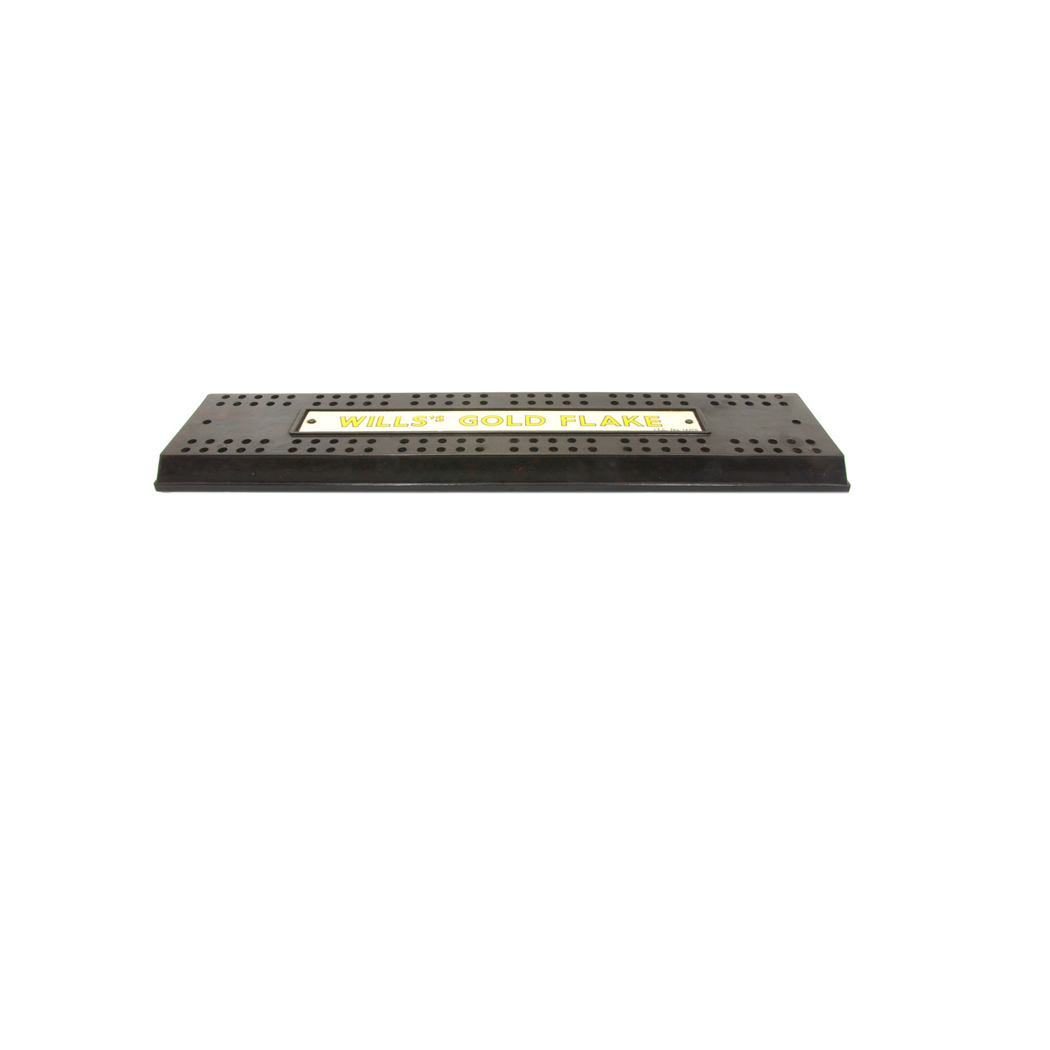 Antique Wills's Gold Flake cribbage board