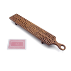 Antique carved cribbage board