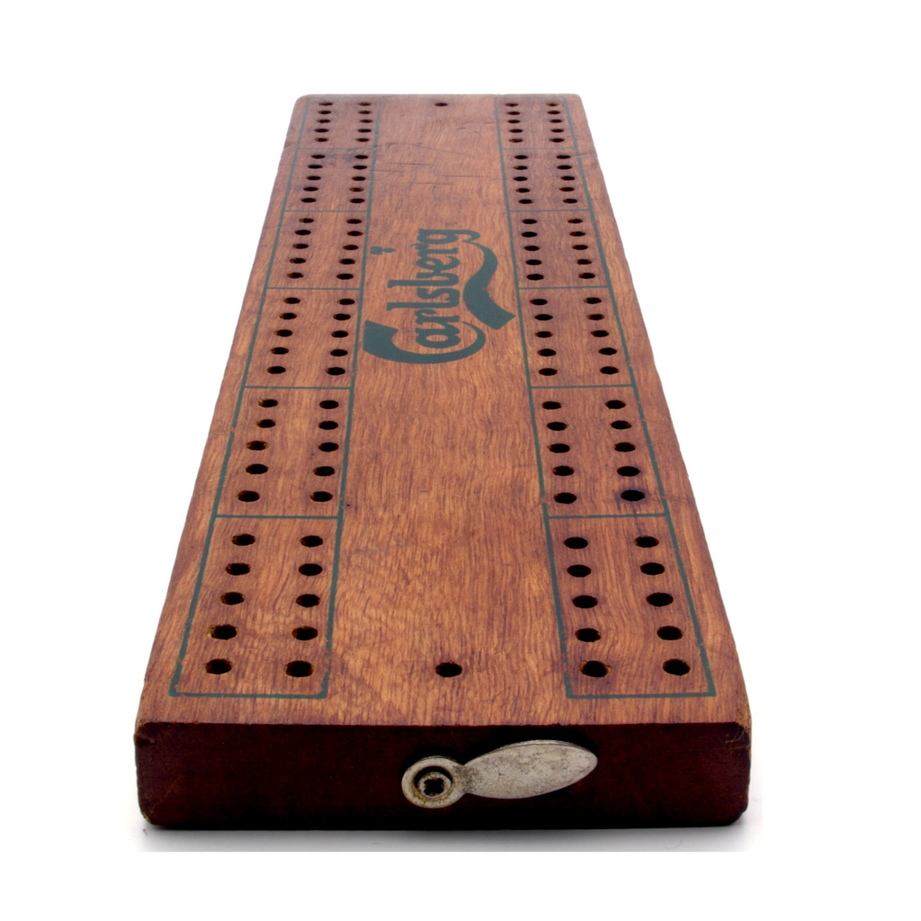Vintage Carlsberg cribbage board