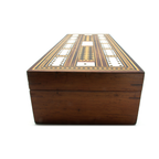 Inlaid Antique Cribbage Box