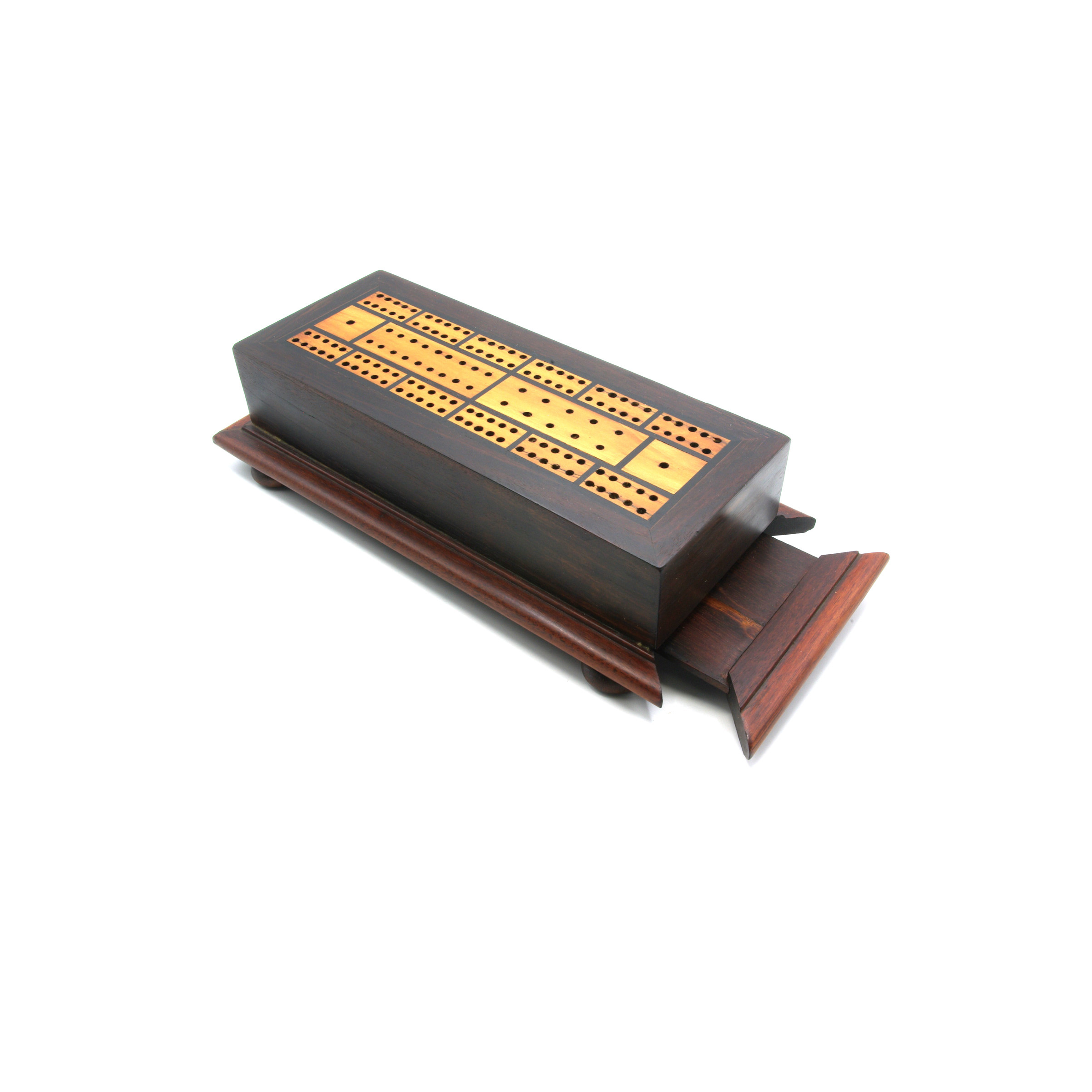 Antique Rosewood Cribbage box
