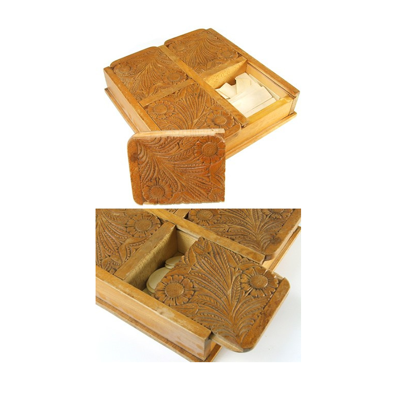Antique Carved chip holder