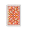 Autumn Orange Playing cards with orange and white floral pattern