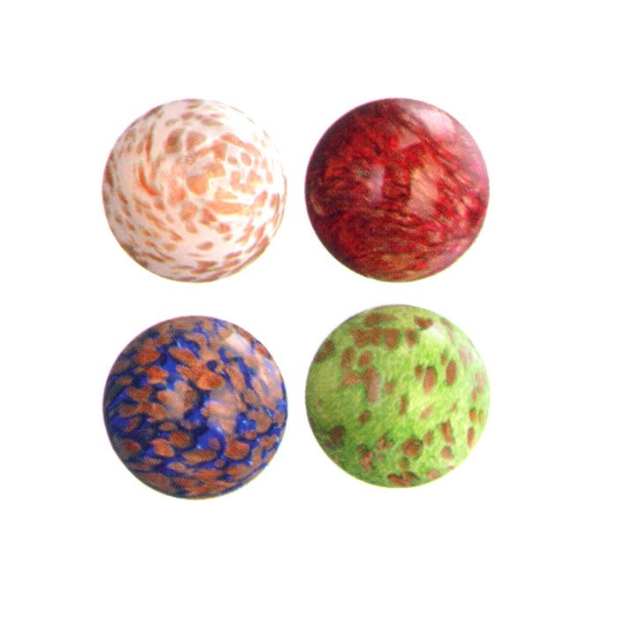 Goldstone Marble - Four colourful marbles 