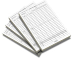 Golf score pads/scoring cards - Available in 2, 4 or 12 pack.