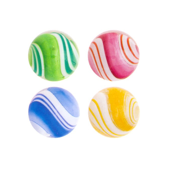 Gondola Marble - Four colourful marbles 