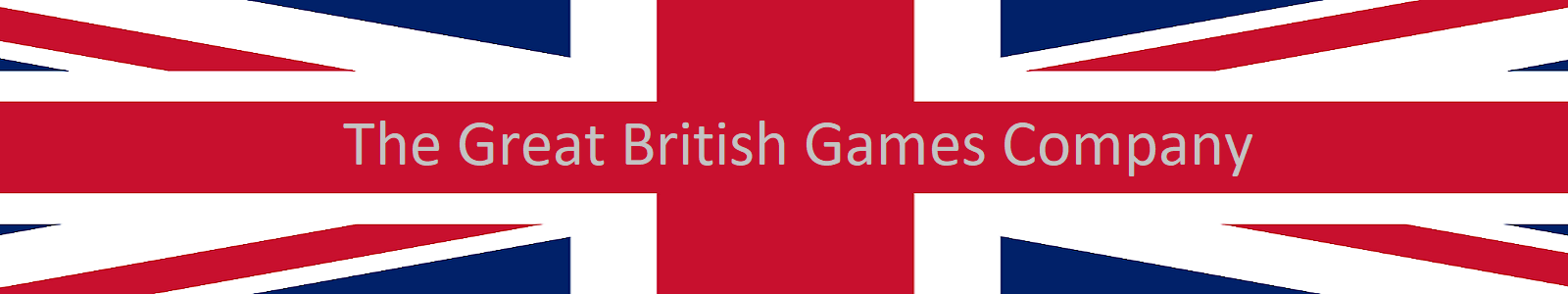 Union Jack flag with 'The Great British Games Company' text