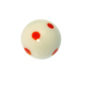 Measles Marble - red and white marble