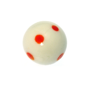 Measles Marble - red and white marble