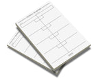 Netball Quarters score pads/scoring cards - Available in 2, 4 or 12 pack.