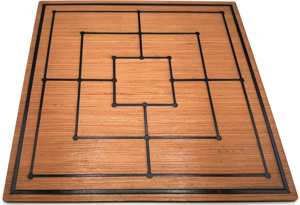 40cm Wooden Nine Men's Morris Board Game