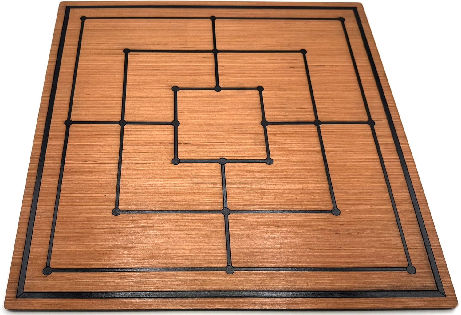40cm Wooden Nine Men's Morris Board Game
