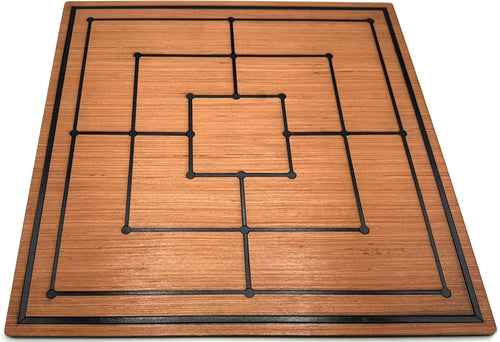 40cm Wooden Nine Men's Morris Board Game