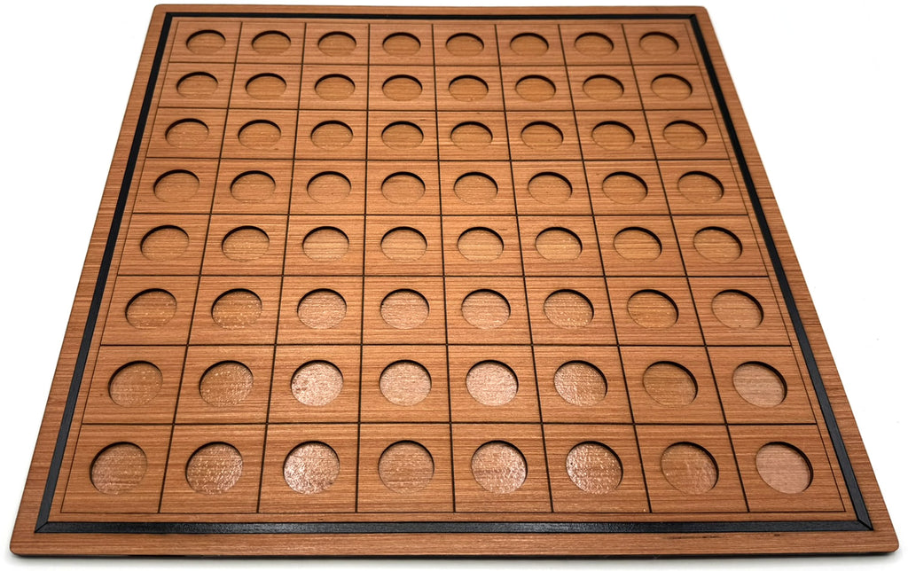 40cm Wooden Reversi Game with playing pieces