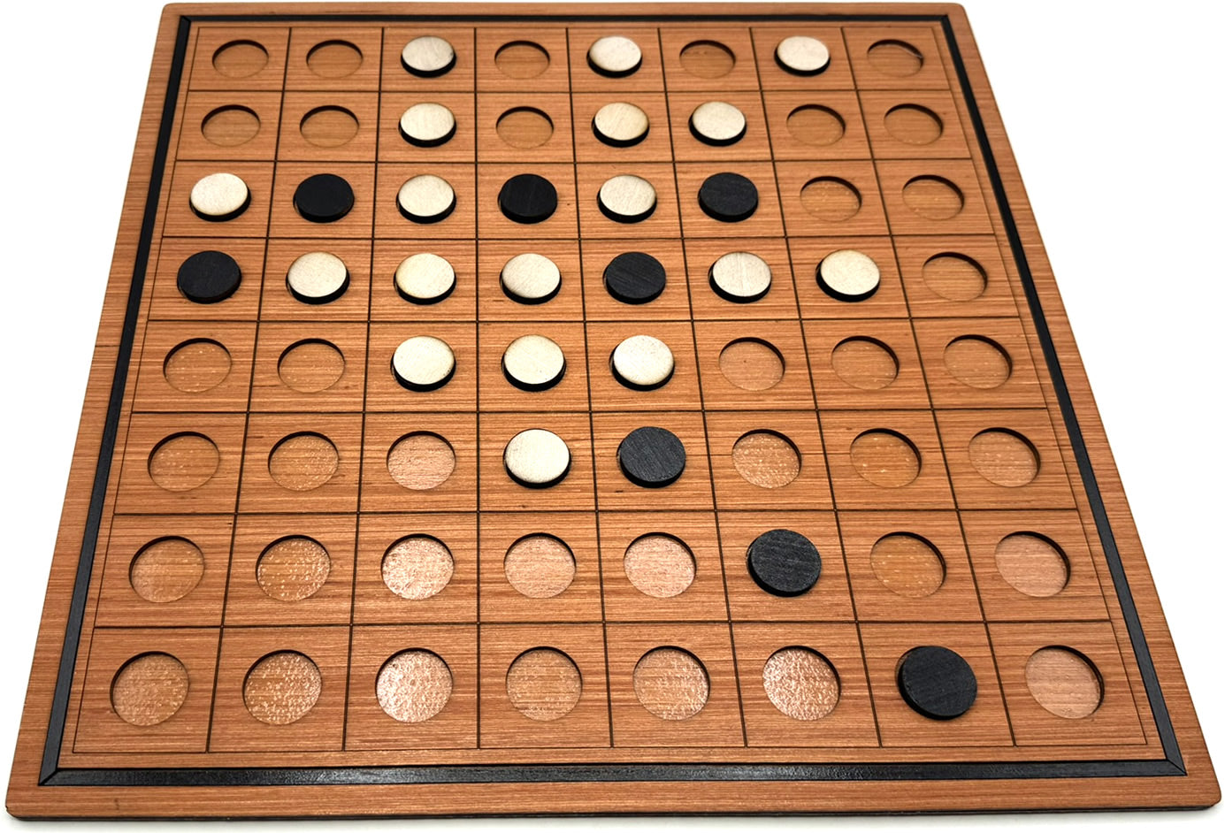 40cm Wooden Reversi Game with playing pieces