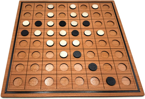 40cm Wooden Reversi Game with playing pieces