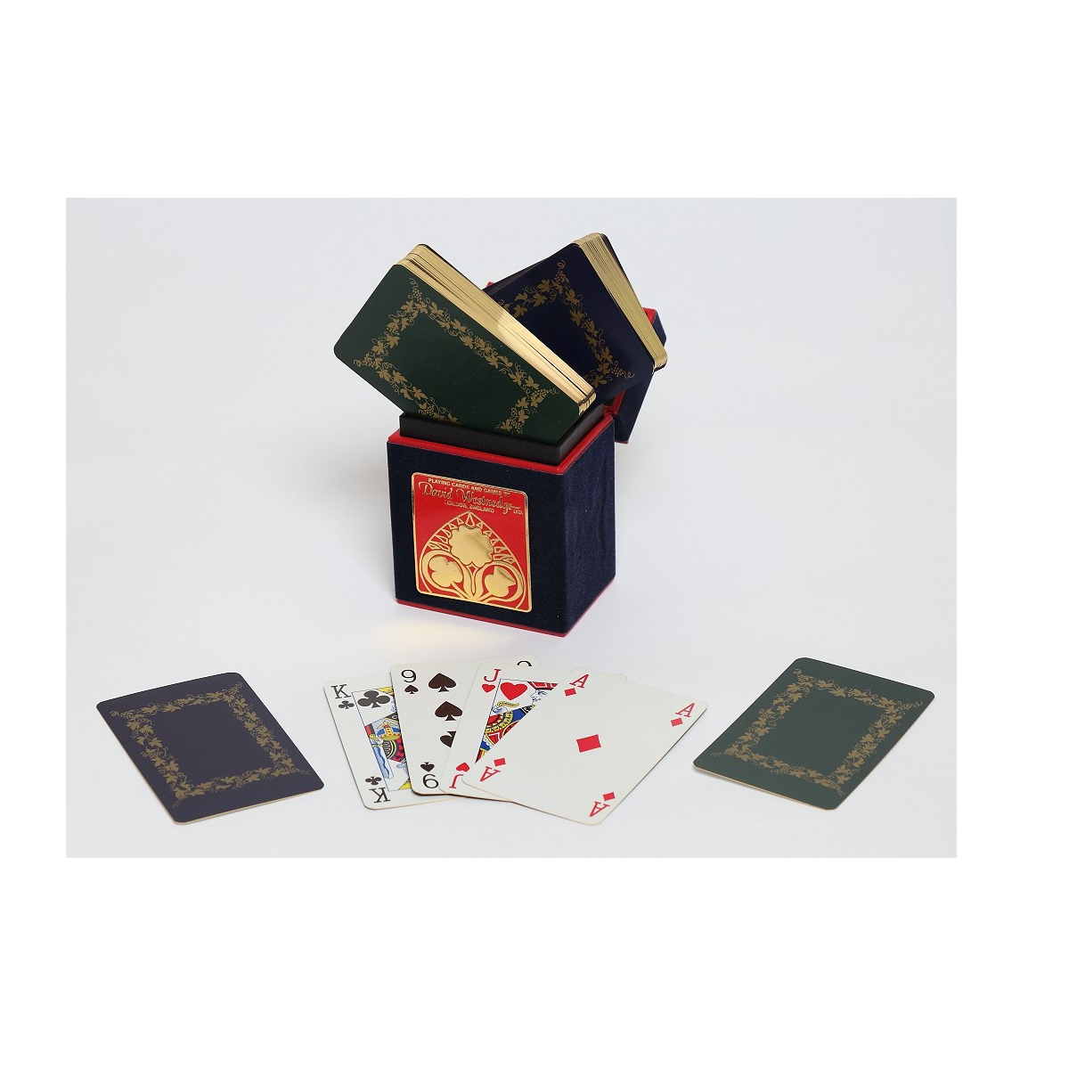 Rococo Playing cards with a decorative box 
