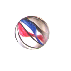 Trapped Twist Marble - Colourful striped Marble 