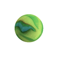 Troll Green and blue marble