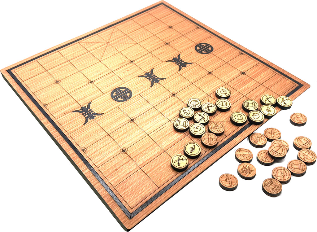 40cm Inlaid hardwood Xiangqi/Chinese Chess board Set