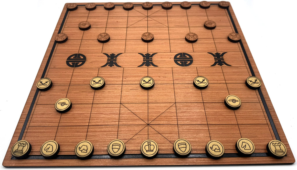 40cm Inlaid hardwood Xiangqi/Chinese Chess board Set