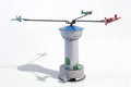 Airport Tower Carousel tin toy with 3 planes