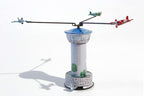 Airport Tower Carousel tin toy with 3 planes