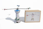 Airport Tower Carousel tin toy with 3 planes and packaging