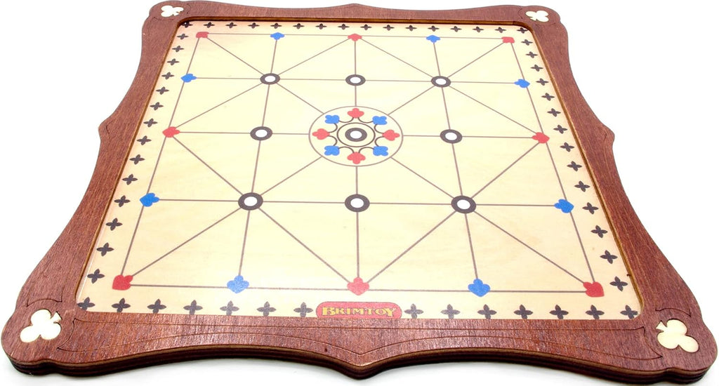 Alquerque wooden board game 
