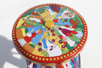 Colourful animal carousel tin toy roof