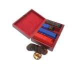 Red leather chip case