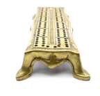Large Brass shaped cribbage board