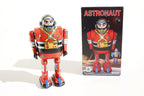 Astronaut Tin toy in astronaut suit with packaging