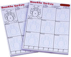 Beetle Drive score pads with beetle design