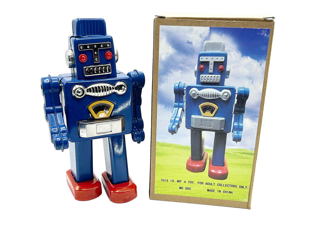 Big Blue Robot - Collectable Tin Toy