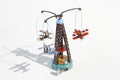 Biplane Carousel tin toy with 3 planes